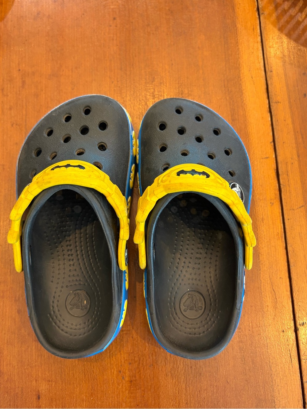 Crocs Batman Kids Black and Yellow Clogs